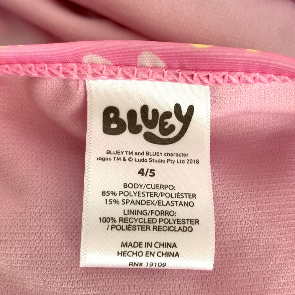 Bluey Girls Tankini 2 Piece Swimsuit - Picture 5 of 9